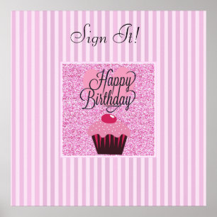 Sign this Birthday Poster! Personalised Poster
