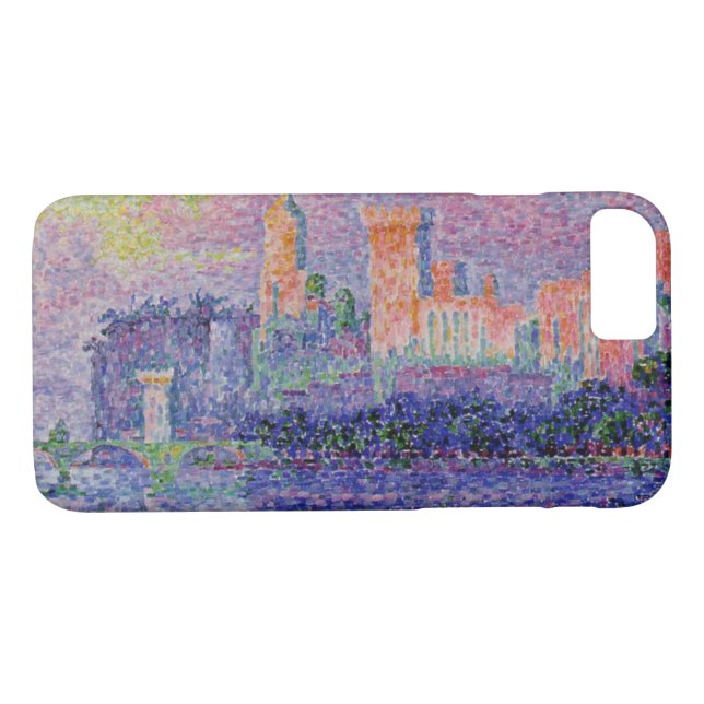 Signac's Le Château des Papes Case-Mate iPhone Case (Back (Horizontal))