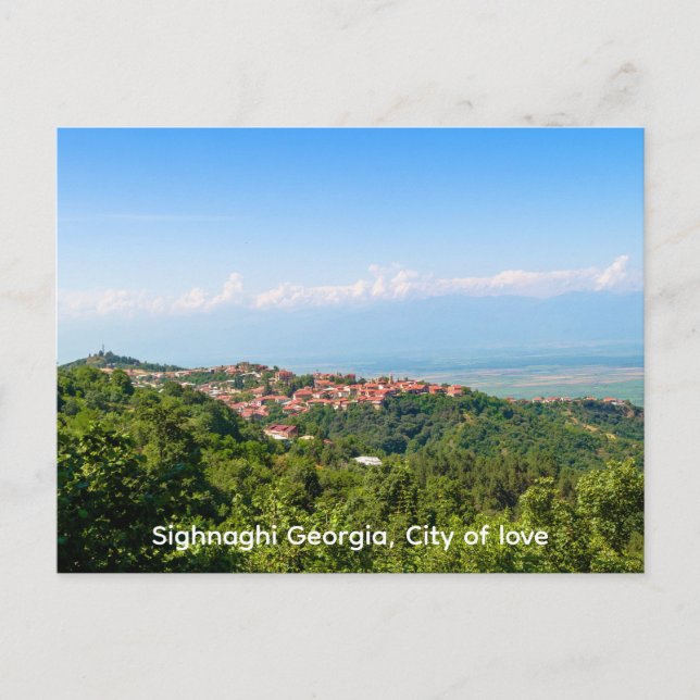 Signagi Sighnaghi Georgia, City of love Postcard (Front)