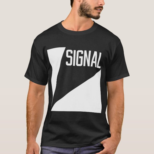 Signal Comics T-Shirt - Black (Front)