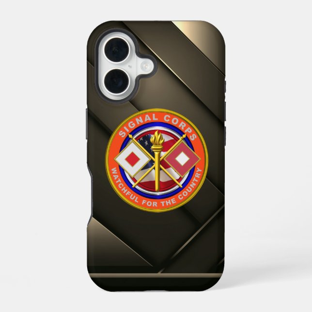 Signal Corps iPhone 16 Case (Back)