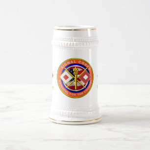Signal Corps Veteran   Beer Stein