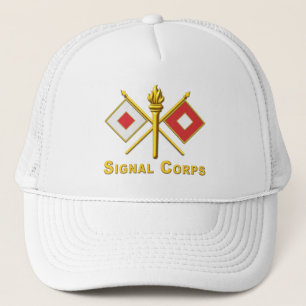 Signal Corps Veteran Trucker Hat