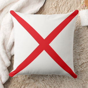 Signal Flag Letter V (Victor) Cushion