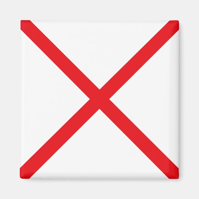 Signal Flag Letter V (Victor) Magnet (Front)