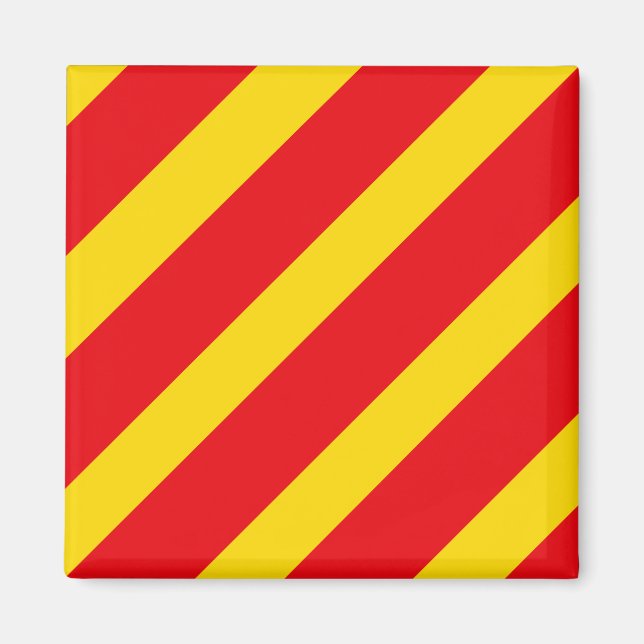 Signal Flag Letter Y Magnet (Front)
