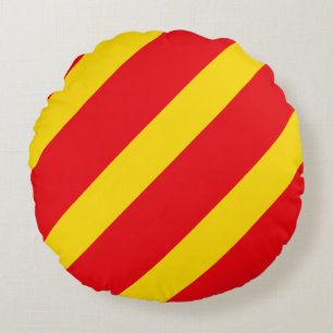 Signal Flag Letter Y Round Cushion