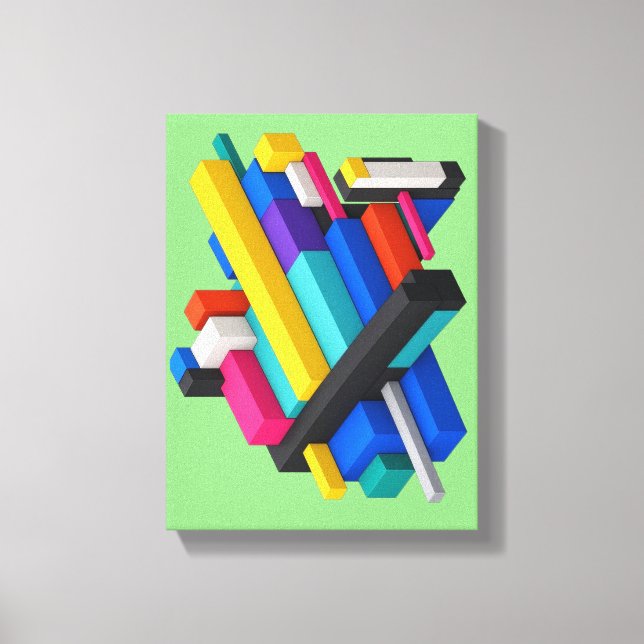 Signal Stack Canvas Print (Front)