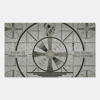 Signal Will Return Rectangular Sticker