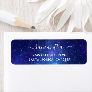 Signature Aqua Blue Galactic Centre Celestial