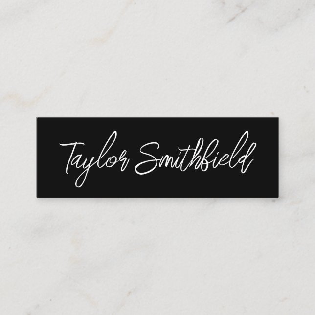signature business card (Front)
