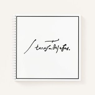 Signature by St. Theresa of Avila Heilige Theresa Notebook
