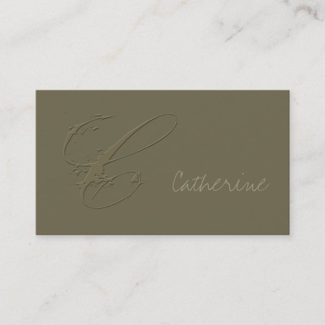 Signature C Business Card (Front)