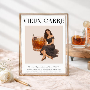 Signature Cocktail   Capricorn Zodiac Birthday Invitation