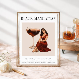 Signature Cocktail   Scorpio Zodiac Birthday Invitation