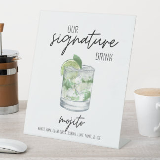 Signature Drink Sign