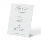 Signature Drinks Elegant Modern Bar Menu Wedding