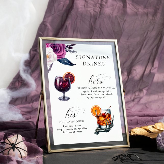 Signature Drinks Purple & Black 'Til Death Poster (Creator Uploaded)