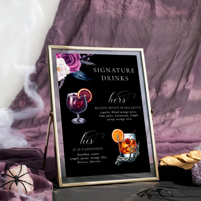 Signature Drinks Purple & Black 'Til Death Poster (Creator Uploaded)