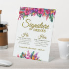 Signature Drinks Tropical Garden Wedding