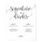 Signature Drinks Wedding Sign Rustic Calligraphy