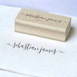 Signature Elegant Personalised Rubber Stamp<br><div class="desc">Personalised signature - Make a Unique One of a Kind custom made by you art ink stamp from Ricaso - ideal for business or pleasure / crafts</div>