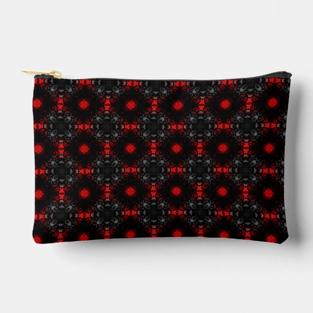 Signature Goth Pattern Accessory Pouch (Front)