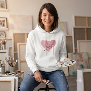 Signature Heart Design Hoodie