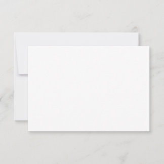 Signature Matte Wedding RSVP Response Card