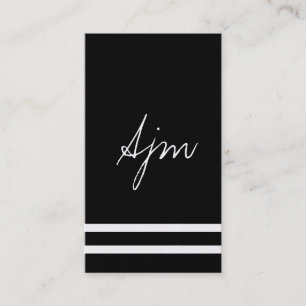 Signature Monogram 2 / Gold 2 Business Card