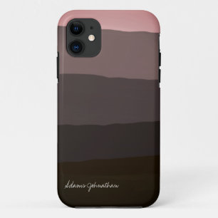 Signature Name Black Rose Gold Degradation Case-Mate iPhone Case