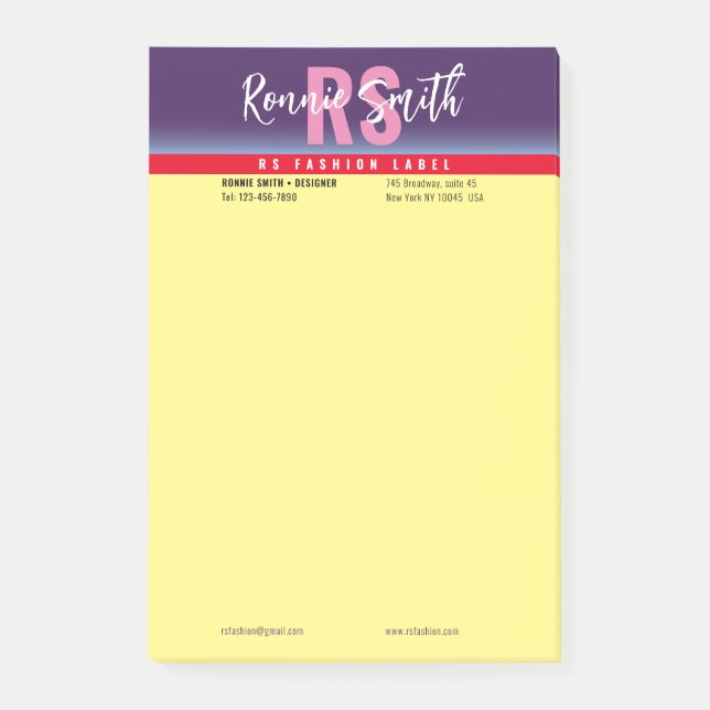 Signature Notes (Front)