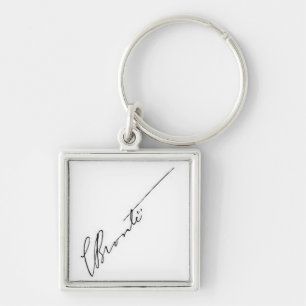 signature of Charlotte Brontë Key Ring