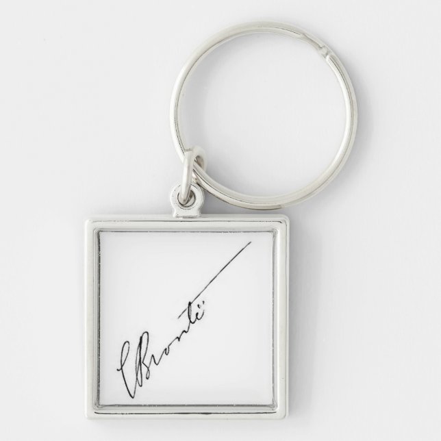 signature of Charlotte Brontë Key Ring (Front)