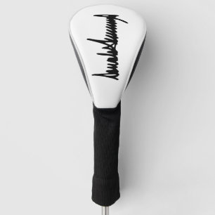 Signature of Donald Trump Autograph  Golf Head Cover