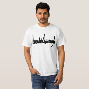 Signature of Donald Trump Autograph T-Shirt