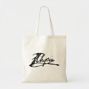 Signature of Frédéric Chopin Tote Bag