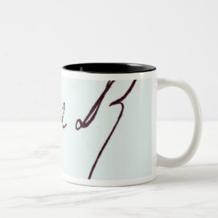 Signature of George II Two-Tone Coffee Mug