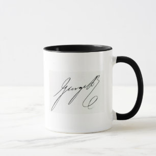Signature of George IV Mug