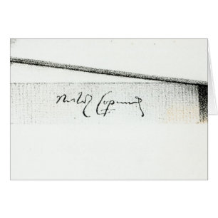 Signature of Nicolaus Copernicus