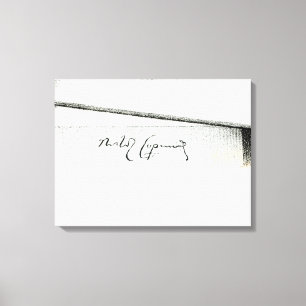 Signature of Nicolaus Copernicus Canvas Print