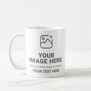 Signature Photo and Custom Message Coffee Mug