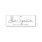 Signature + Printed Name Self-Inking Rubber Stamp