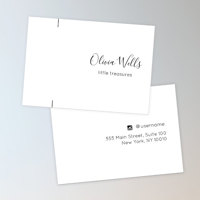 Signature Script Bracelet or Necklace Display Card (Creator Uploaded)