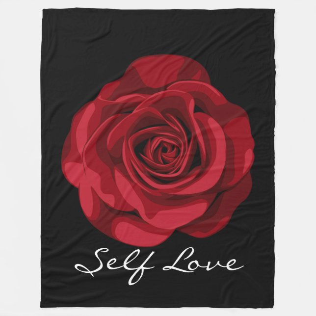Signature Self Love Fleece Blanket (Front)
