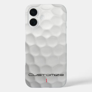 Signature Series 1 Personalised Golf Ball Gifts iPhone 16 Case