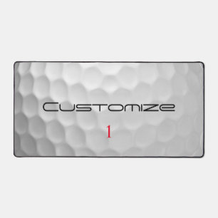 Signature Series 1 Personalised Golf Ball Gifts Desk Mat
