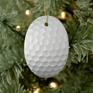 Signature Series Golf Ball Gifts Ceramic Tree Decoration