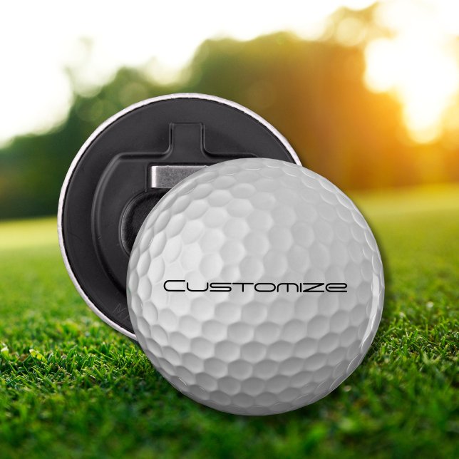 Signature Series Personalised Golf Ball Gifts Bottle Opener (Creator Uploaded)