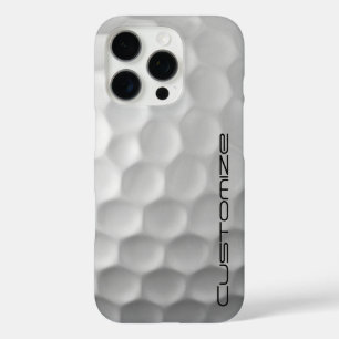Signature Series Personalised Golf Ball Gifts iPhone 16 Pro Case